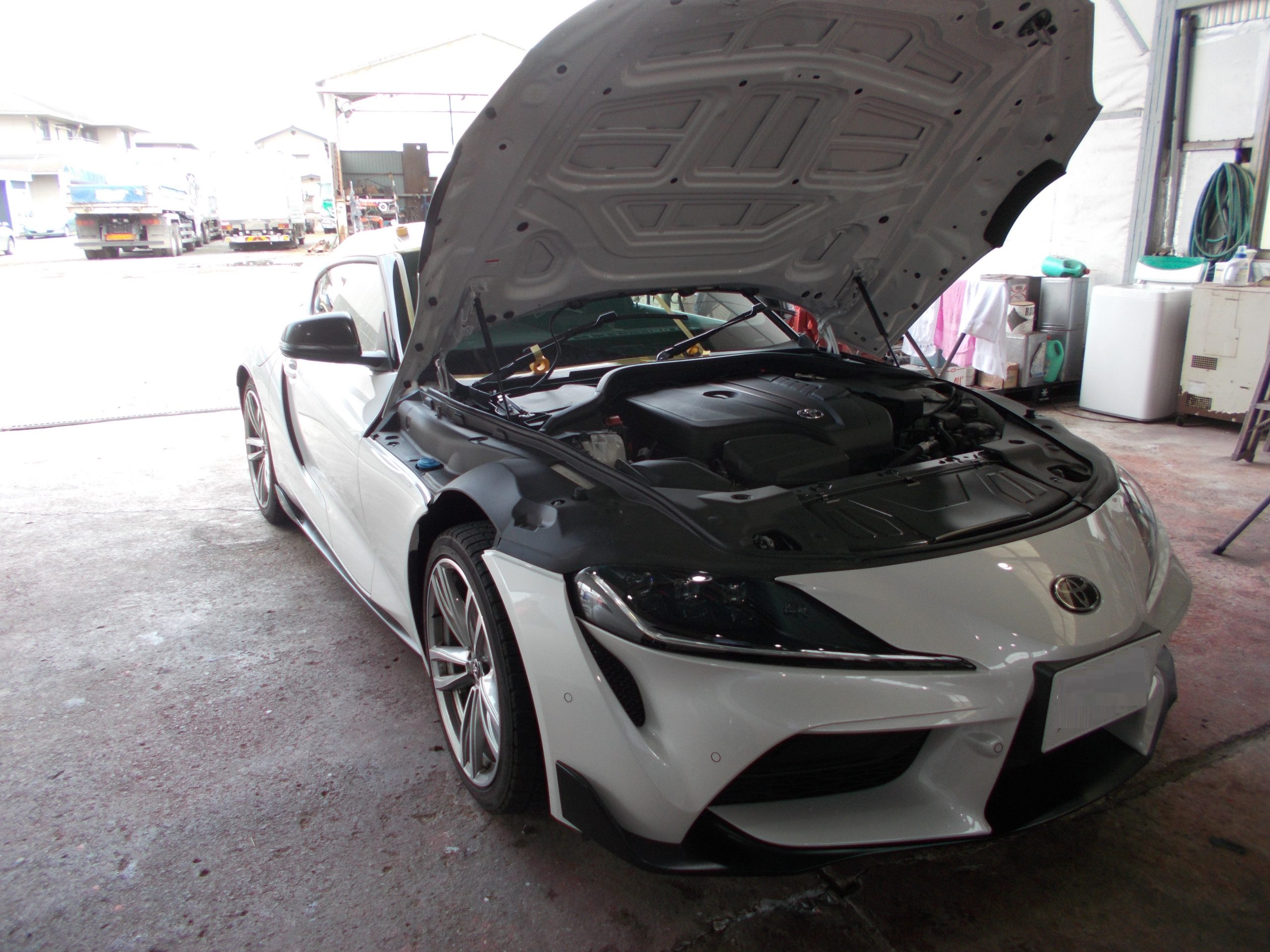 フロントガラスコーティング実績 スープラ トヨタ GRスープラ 令和3年 フロントガラスコーティング実績 スープラ トヨタ GRスープラ 令和3年