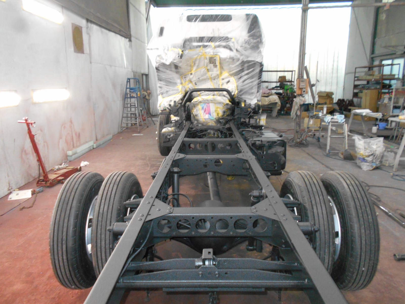 JAあがつま(あがつま農業協同組合)畜産部様の家畜運搬車(牛)の3.5t車の製造を開始➁ JAあがつま(あがつま農業協同組合)畜産部様の家畜運搬車(牛)の3.5t車の製造を開始➁